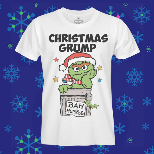 Sesame Street Oscar CHRISTMAS GRUMP T-shirt by Famous Forever