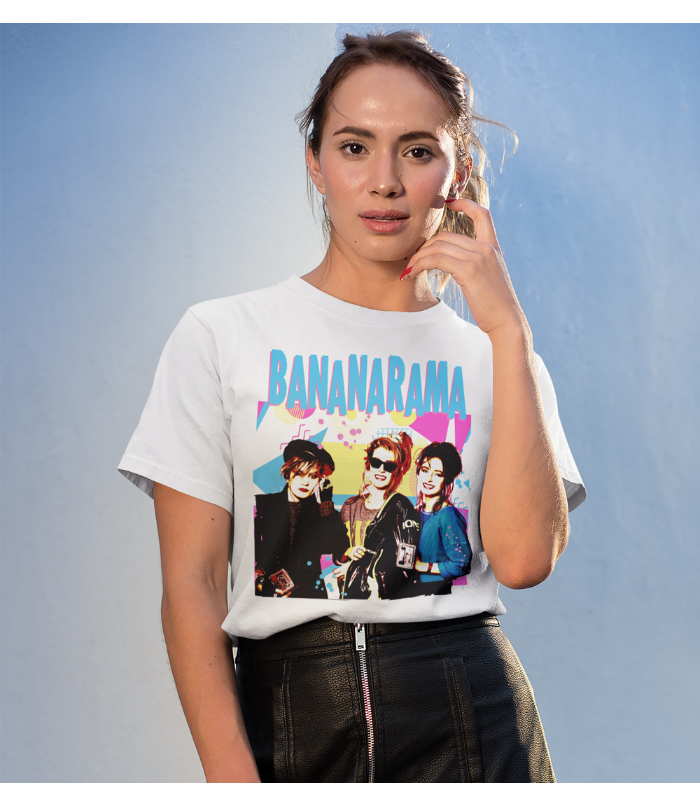 Retro Girl Band T-Shirt - Unisex Fit 80s Music Top