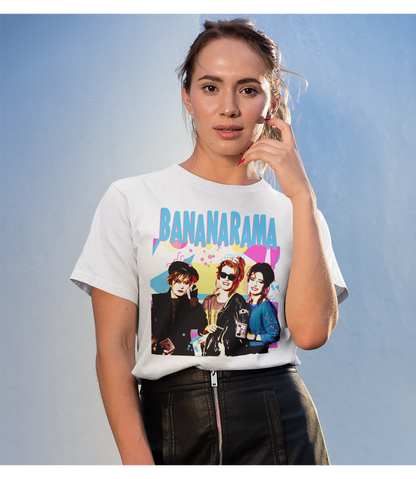 Retro Girl Band T-Shirt - Unisex Fit 80s Music Top