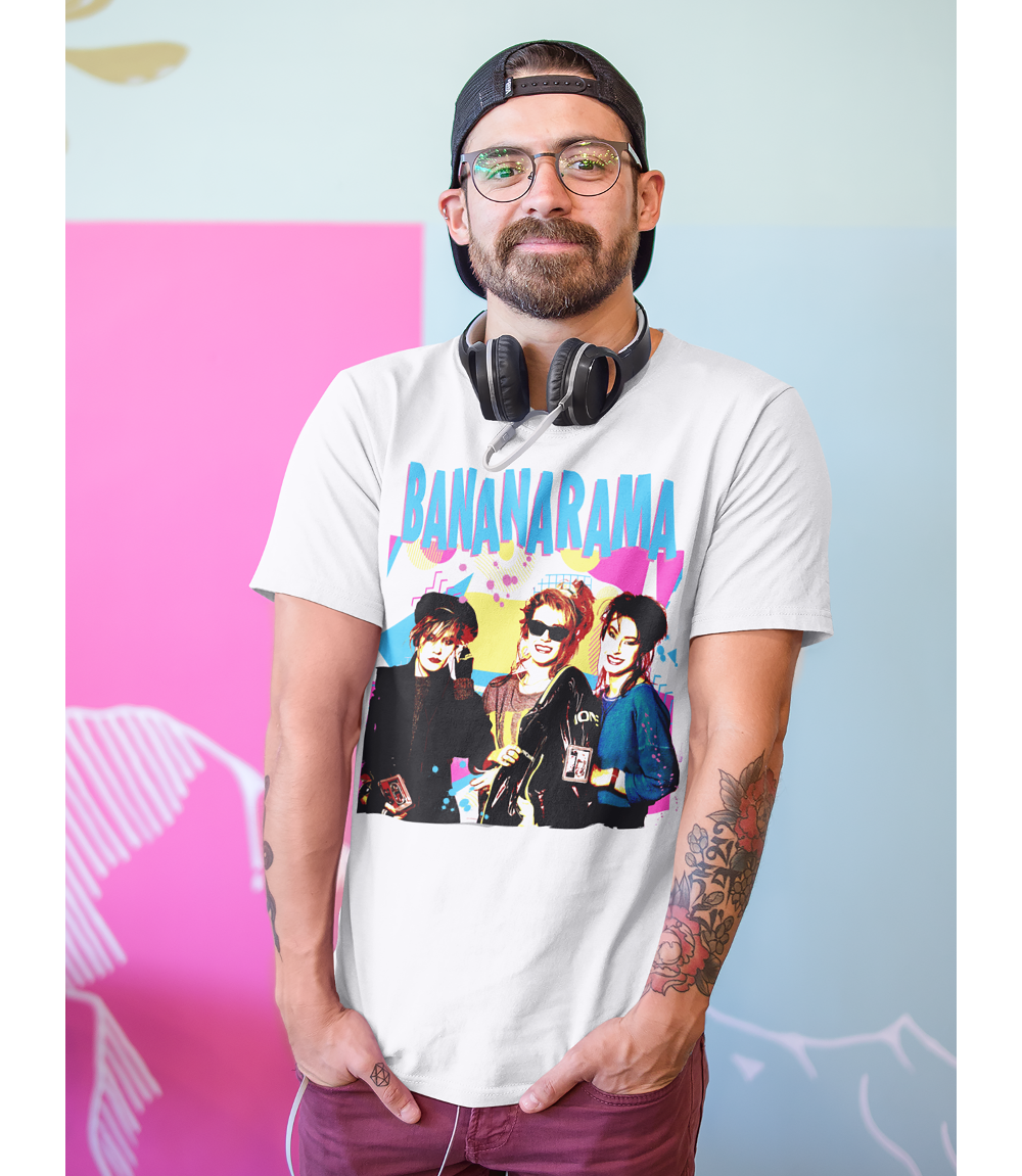 Retro Girl Band T-Shirt - Unisex Fit 80s Music Top