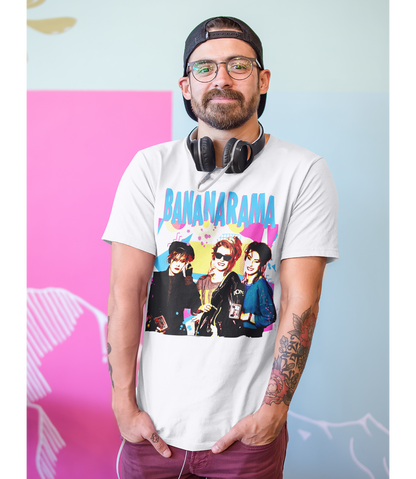 Retro Girl Band T-Shirt - Unisex Fit 80s Music Top