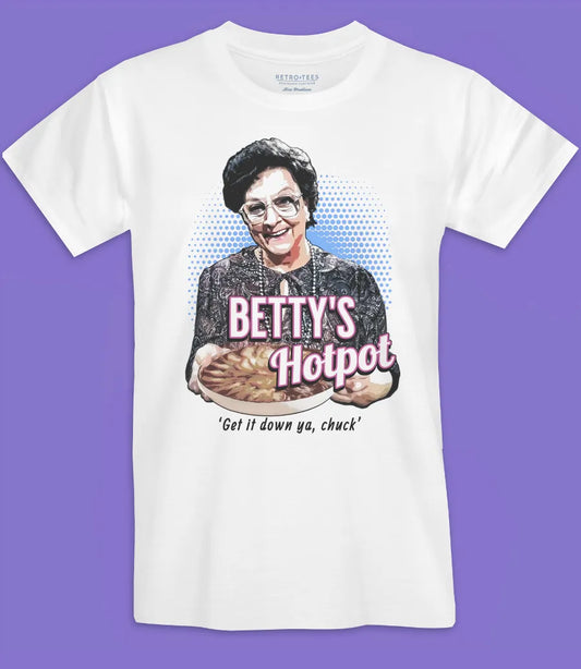 Betty's Hotpot T-shirt Iconic TV Inspired Men's Unisex