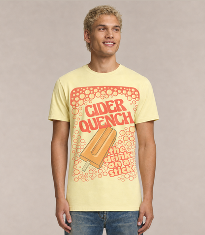 Cider Quench Retro Ice Lolly Fizz Unisex T-Shirt