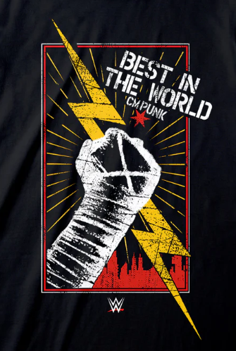 WWE - CM PUNK - Bolt Unisex T-shirt