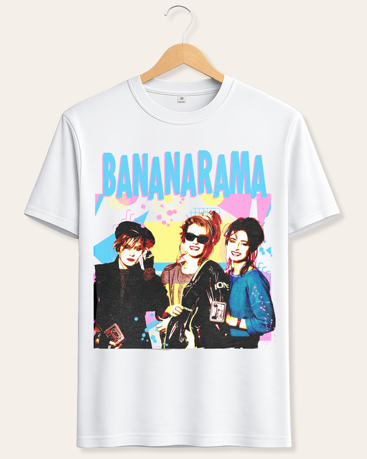Bananarama Retro Pop White Men's Unisex T-Shirt
