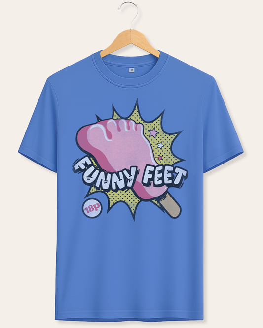 Funny Feet Retro Ice Lolly Unisex Men's T-Shirt