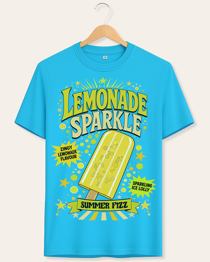 Lemonade Sparkle Retro Ice Lolly Unisex T-Shirt