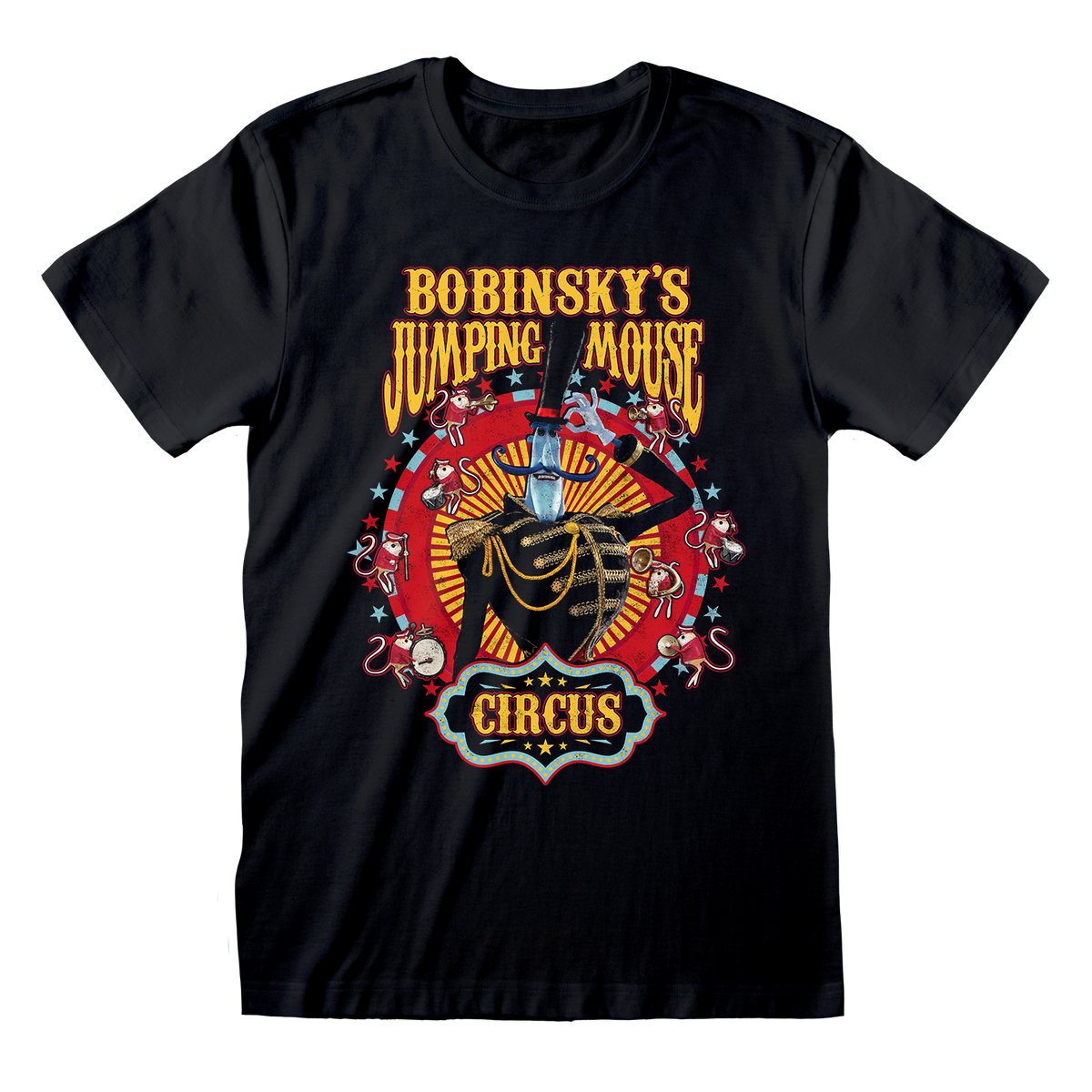 Coraline - Bobinsky's Jumping Mouse Black T-Shirt