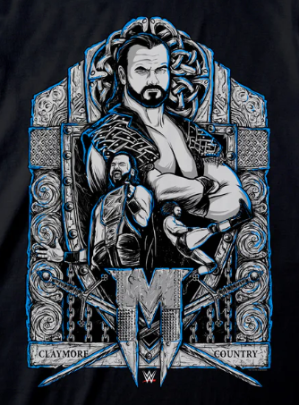WWE - DREW MCINTYRE - Claymore Country Unisex T-shirt
