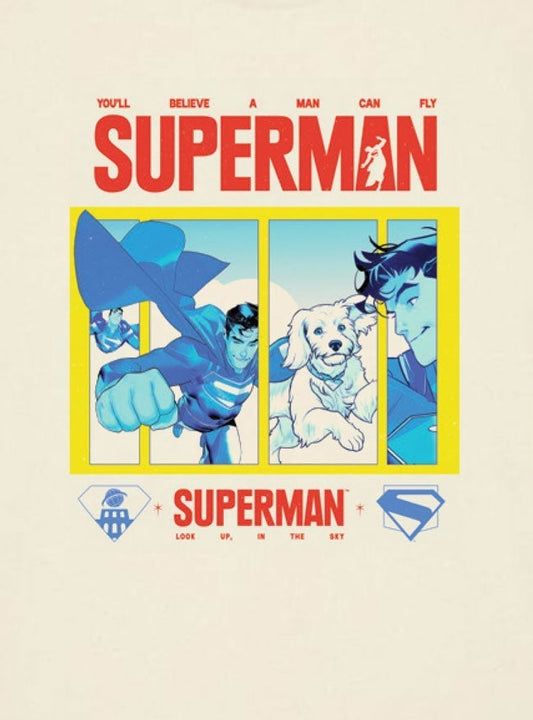 Dc Comics - Superman - You''Ll. Believe Natural T-Shirt