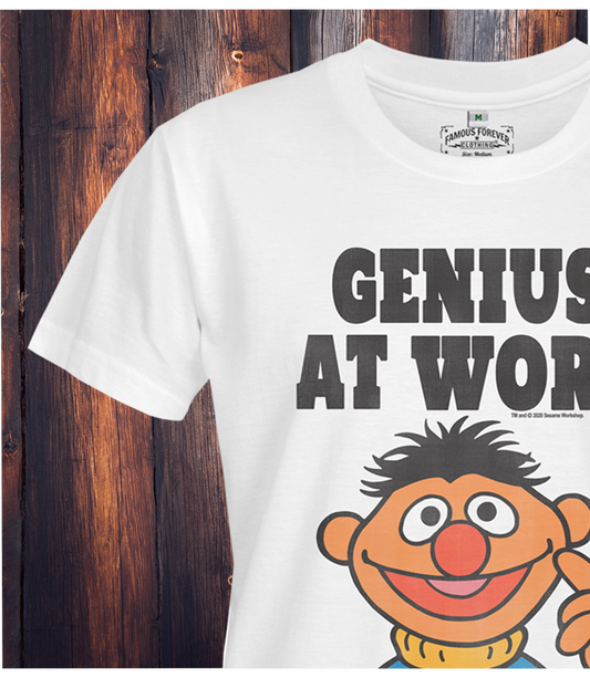 Sesame Street Genius At Work Unisex T-shirt - Medium