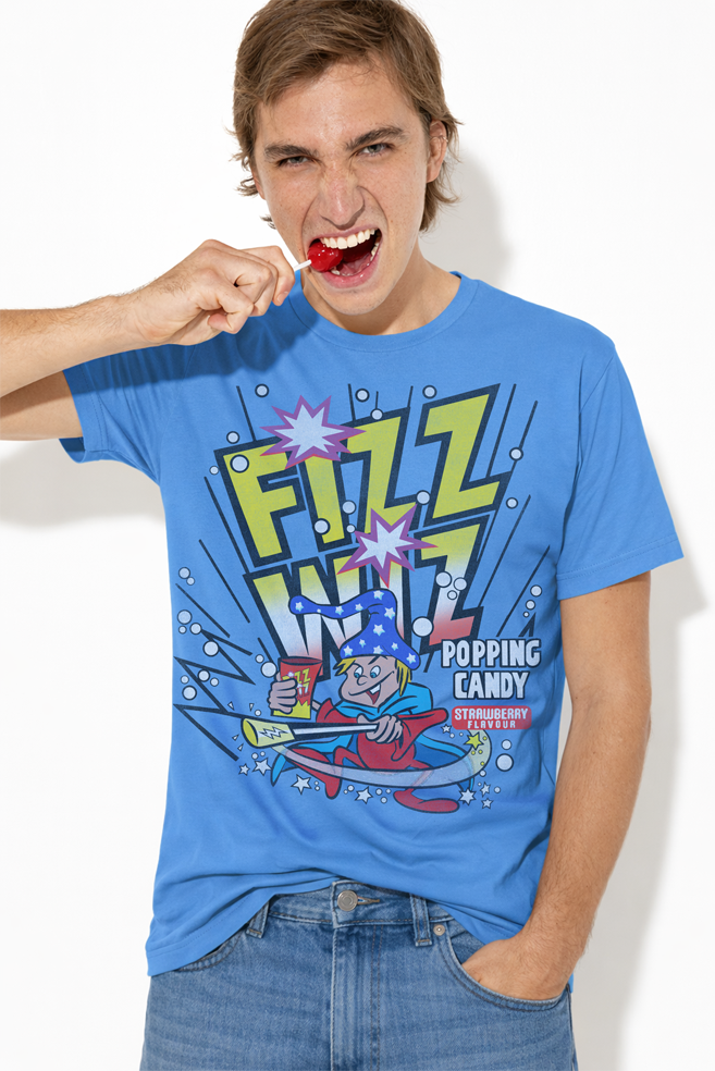 Retro Popping Candy - Fizz Wiz - Unisex Men's T-Shirt