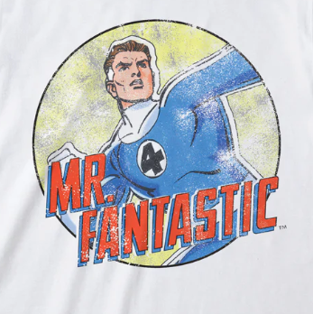 Mr. Fantastic logo on a white background
