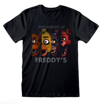 FIVE NIGHTS AT FREDDY'S - PANEL X4 CHARACTER - T-SHIRT