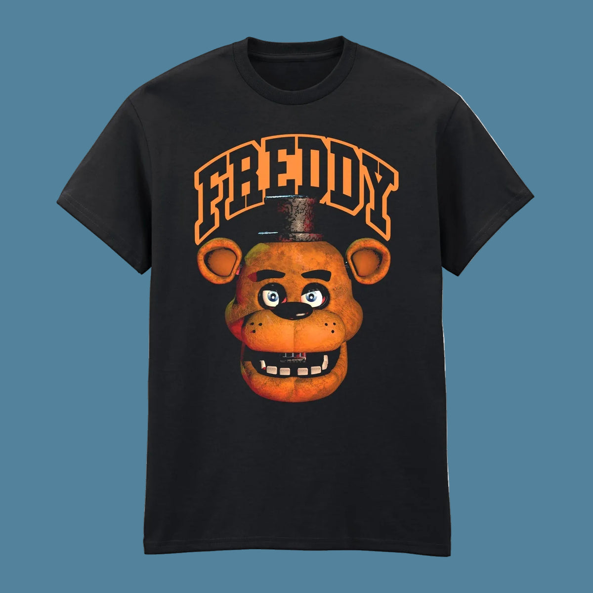 Five Nights at Freddys black t-shirt 