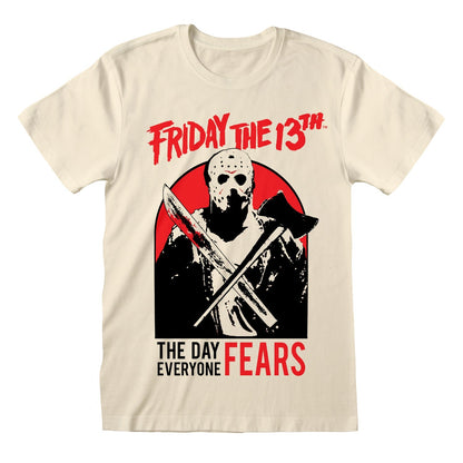 Friday The 13th - Day Everyone Fears Natural T-Shirt