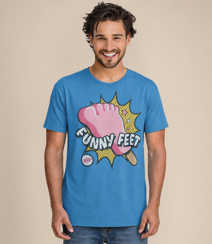 Funny Feet Retro Ice Lolly Unisex Men's T-Shirt
