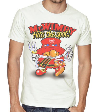 Retro Wimpy Graphic T-Shirt - Fast Food Burger and Fries Lover Unisex Tee