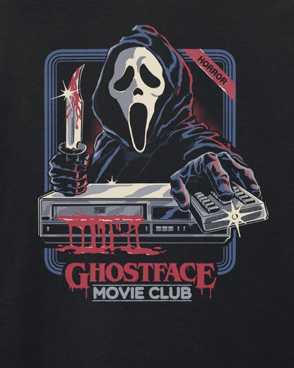 Ghost Face & Steven Rhodes - Movie Club Black T-Shirt