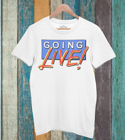 Going Live Unisex T-Shirt,  Retro TV Classic
