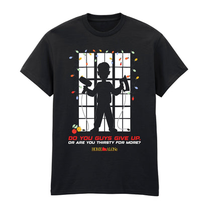 Home Alone - Xmas Window Black T-Shirt