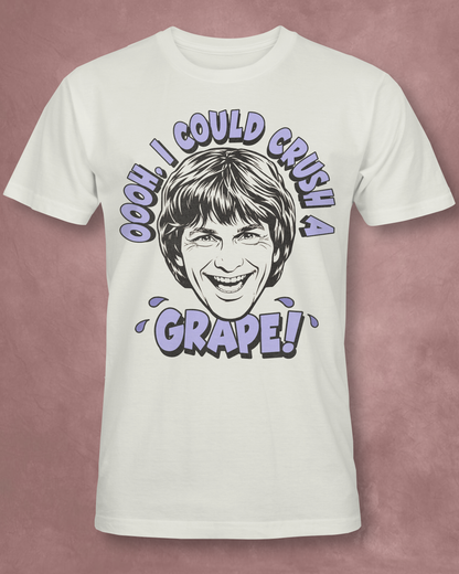 Retro 80s Graphic T-Shirt — “Oooh I Could Crush A Grape!”