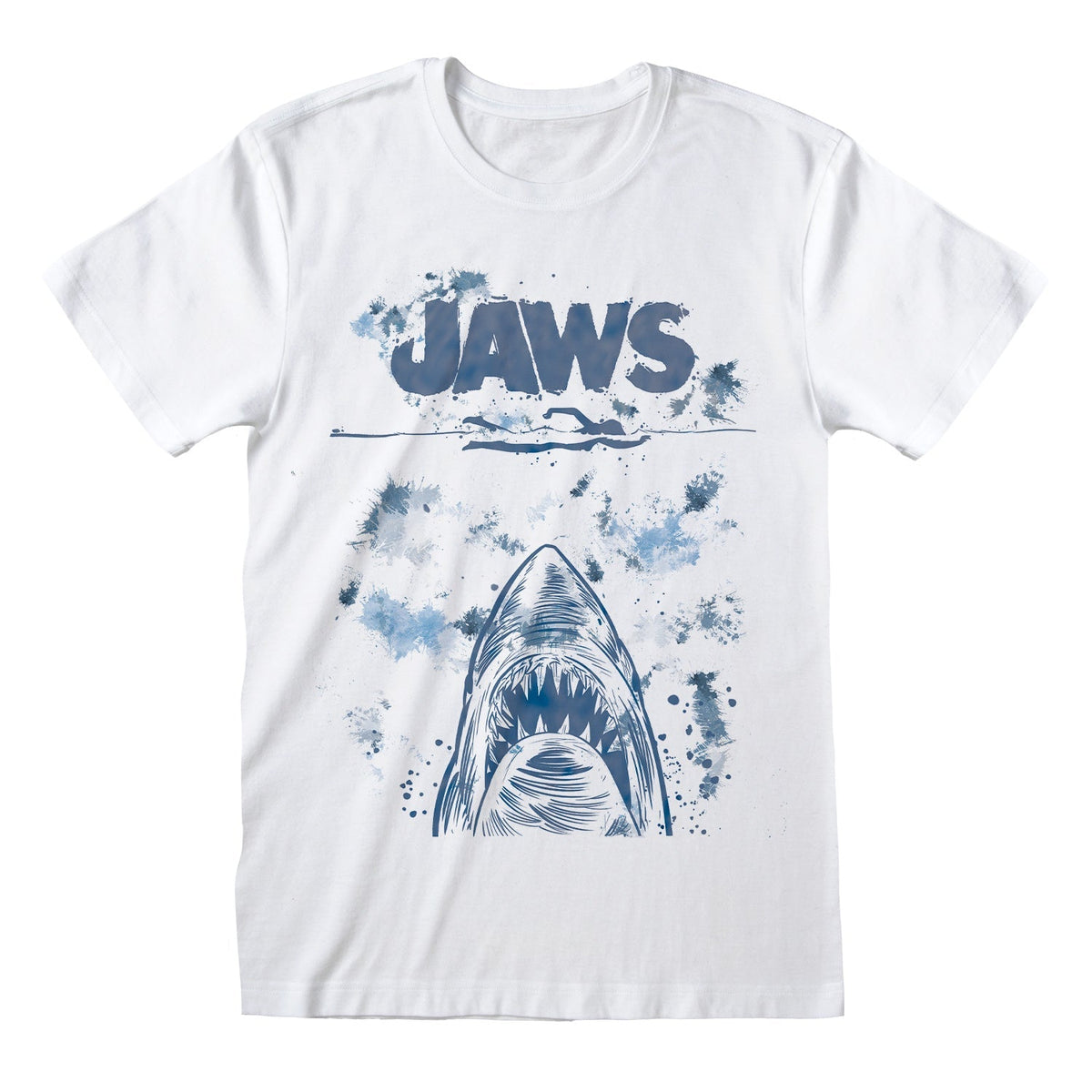 Jaws - Splatter White T-Shirt
