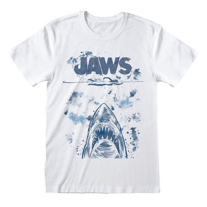 Jaws - Splatter White T-Shirt