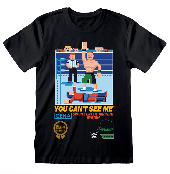 JOHN CENA - CAN'T SEE ME PIXEL - T-SHIRT