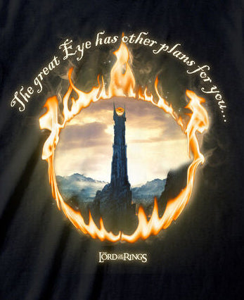 Lord Of The Rings - The Great Eye Black T-Shirt