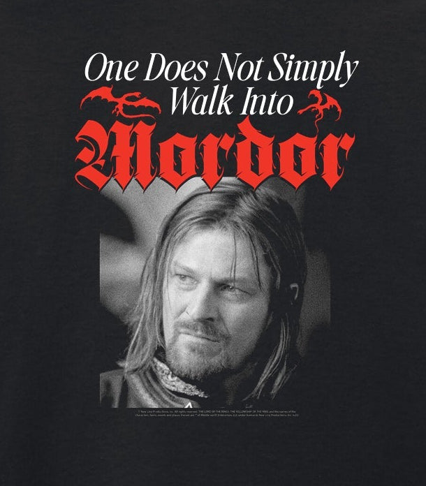 Lord Of The Rings, The - Mordor Black T-Shirt
