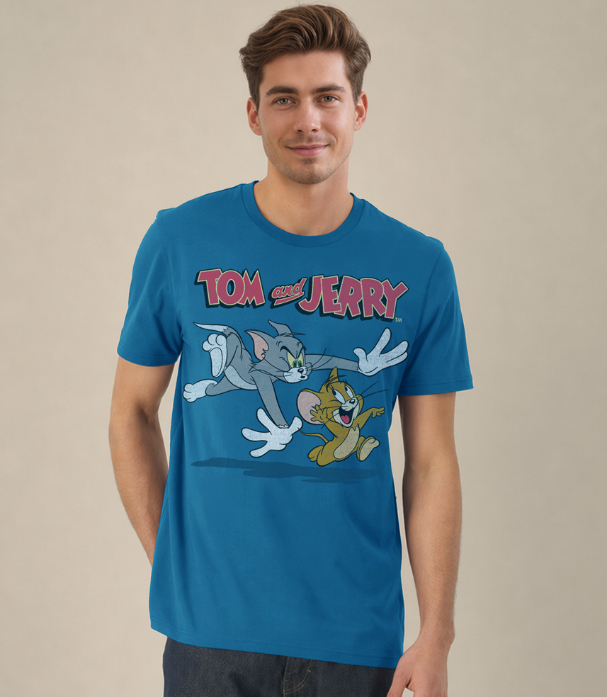 TOM AND JERRY CHASE TEE - Officially Licenced and Exclusive