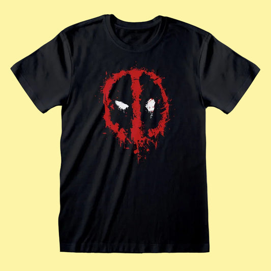 Marvel Comics Deadpool - Splat Black T-Shirt