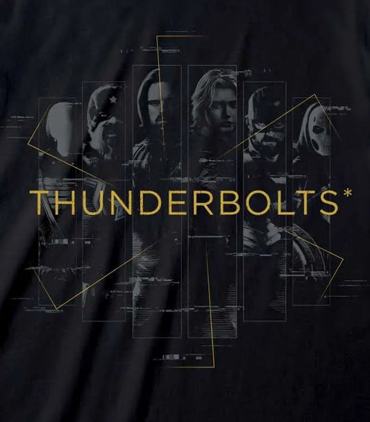 Marvel Thuderbolts Characters Black T-Shirt