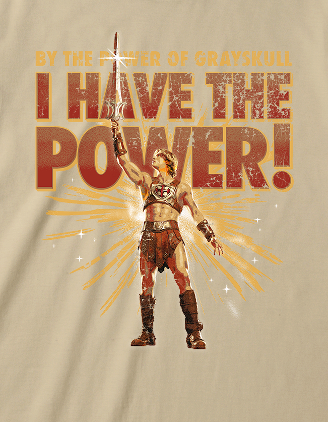 Masters of the Universe - 2026 Movie - Have The Power Sand T-Shirt