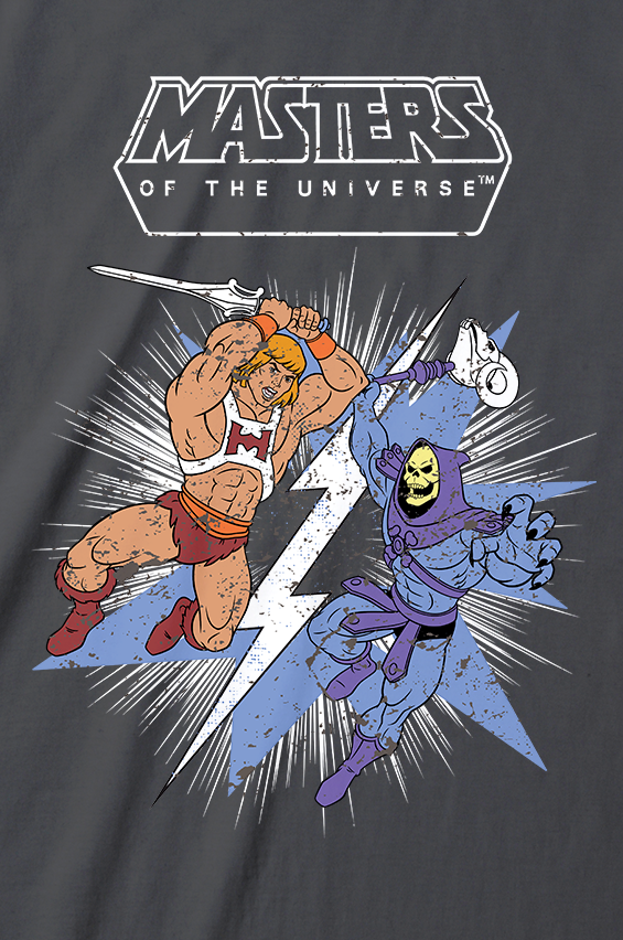Masters of the Universe Characters Light Graphite T-Shirt