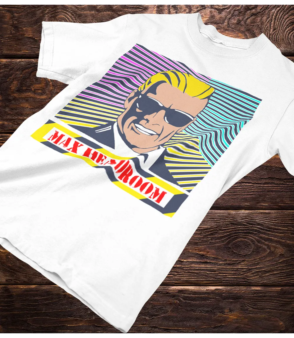 Max Headroom Pop Art T-Shirt | Retro 80s TV Graphic Tee