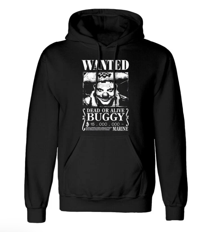ONE PIECE Buggy Wanted Poster Unisex Hoodie
