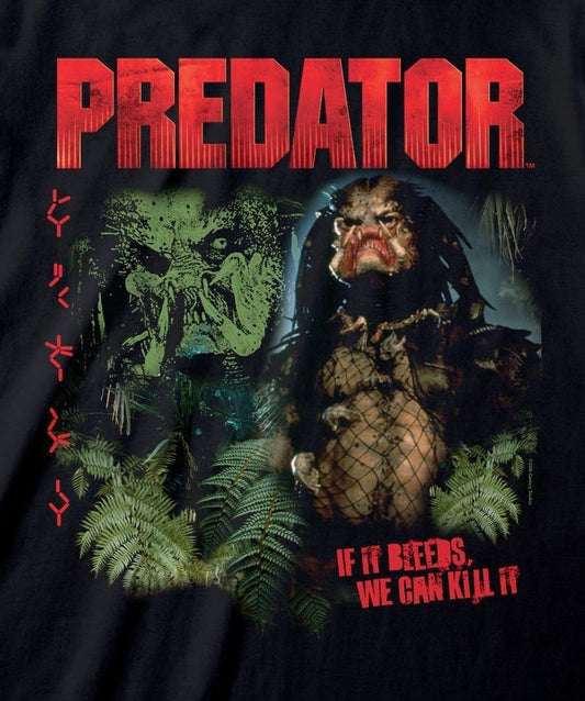 Predator - Retro Montage Black T-Shirt