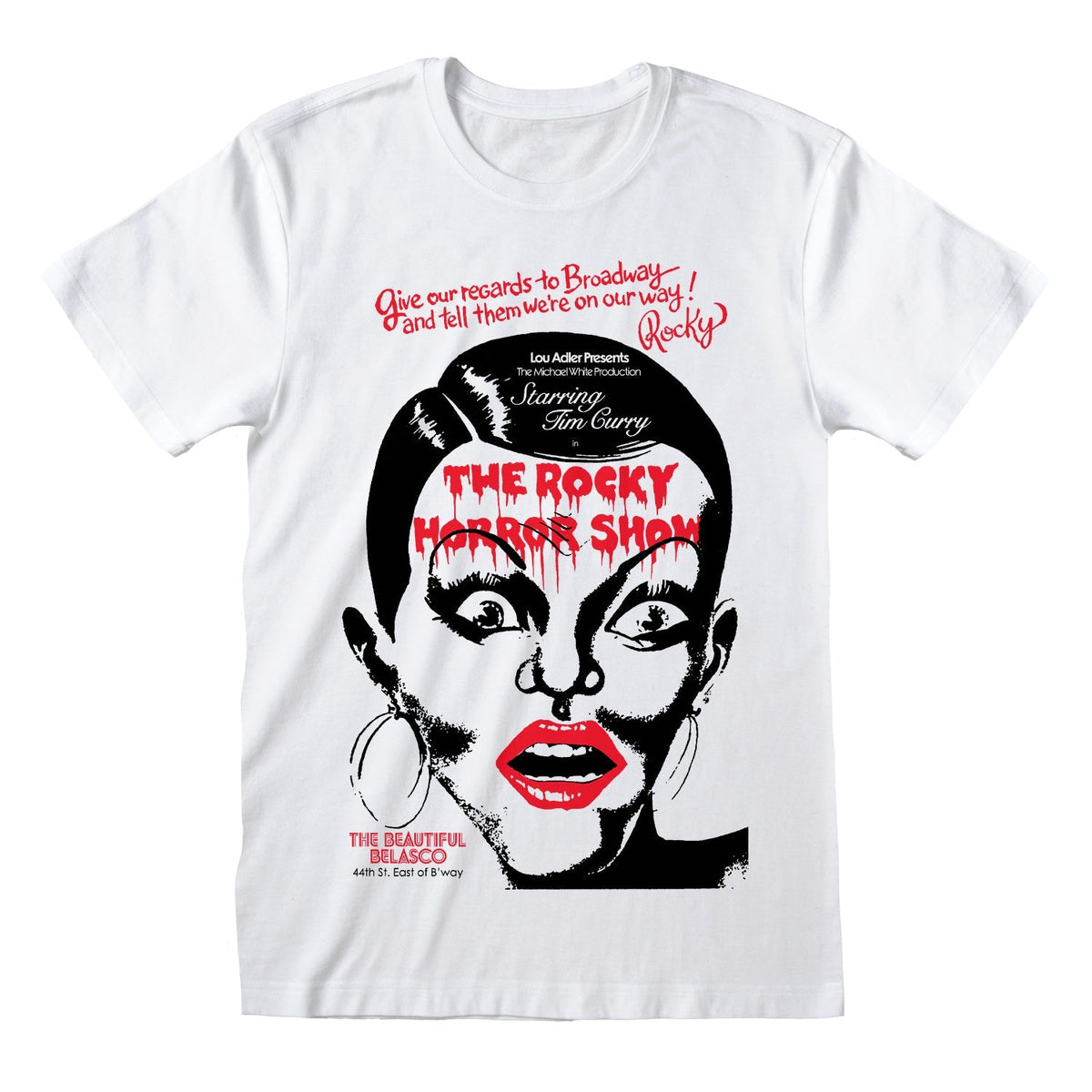 Rocky Horror Picture Show - Broadway White T-Shirt