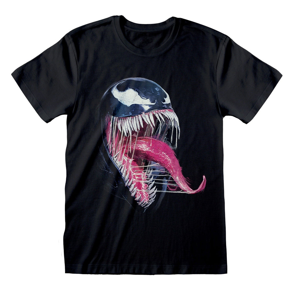 Spider-Man - Spiderman2VideoGame-Tongue Black T-Shirt