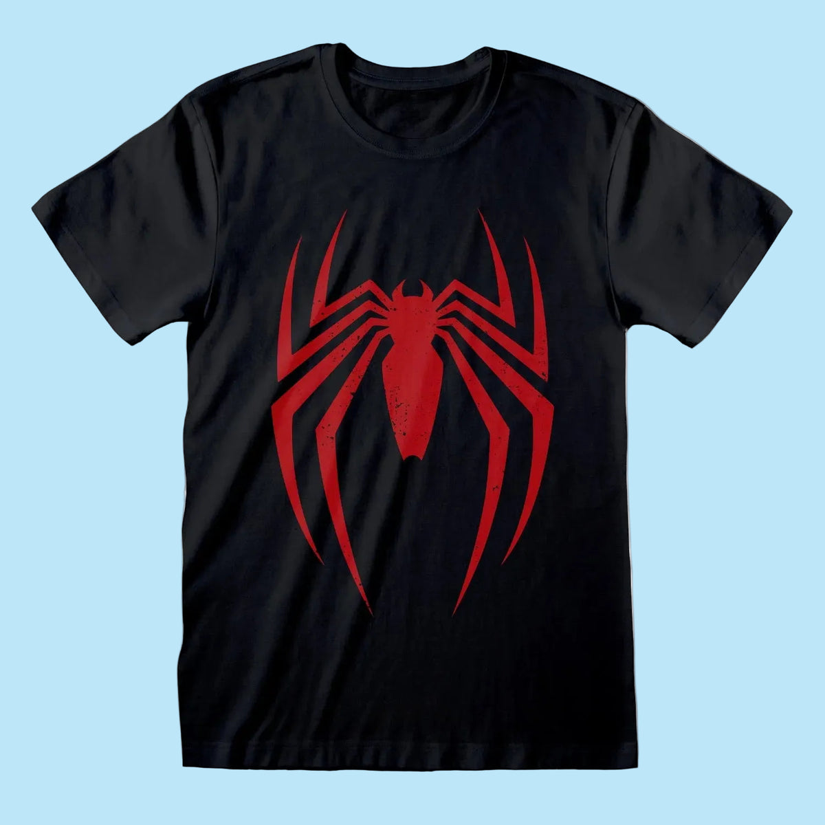 SPIDERMAN VIDEO GAME - SPIDER SYMBOL Black T-Shirt