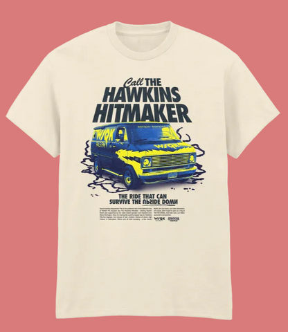 STRANGER THINGS  HAWKINS HITMAKER - T-SHIRT