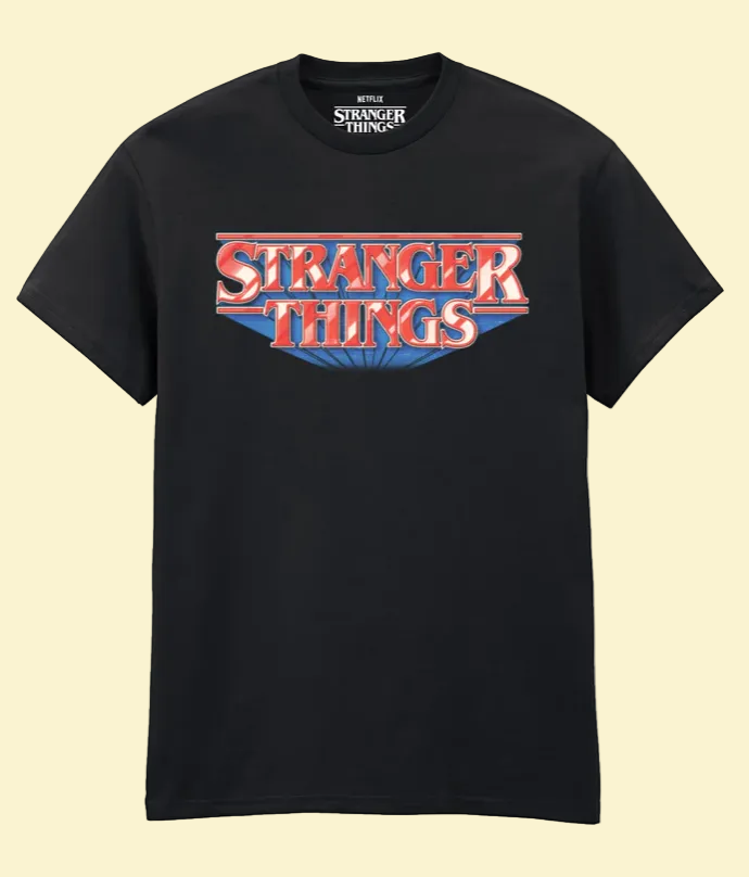 STRANGER THINGS  RETRO LOGO - T-SHIRT