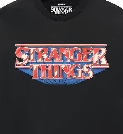 STRANGER THINGS  RETRO LOGO - T-SHIRT