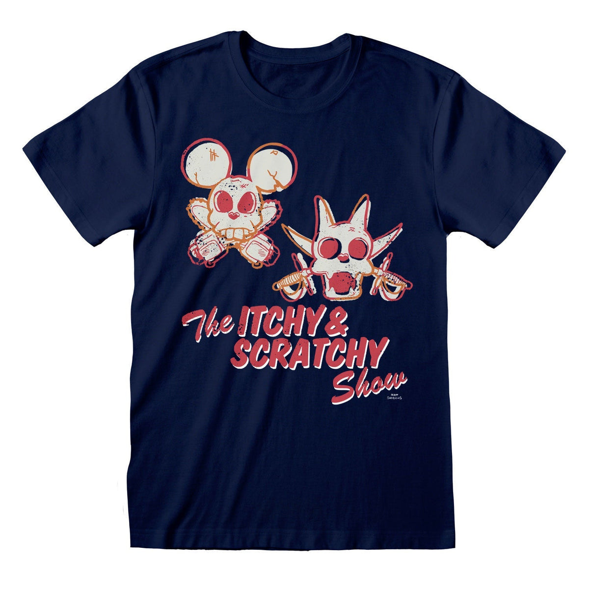 The Simpsons - Brokenskulls Navy Blue T-Shirt