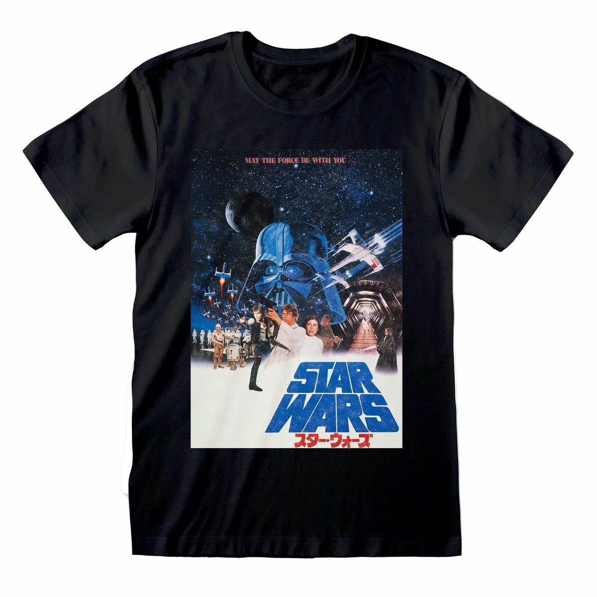 Star Wars - Classic Poster Black T-Shirt