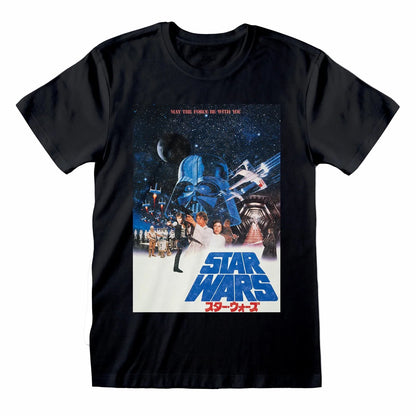 Star Wars - Classic Poster Black T-Shirt