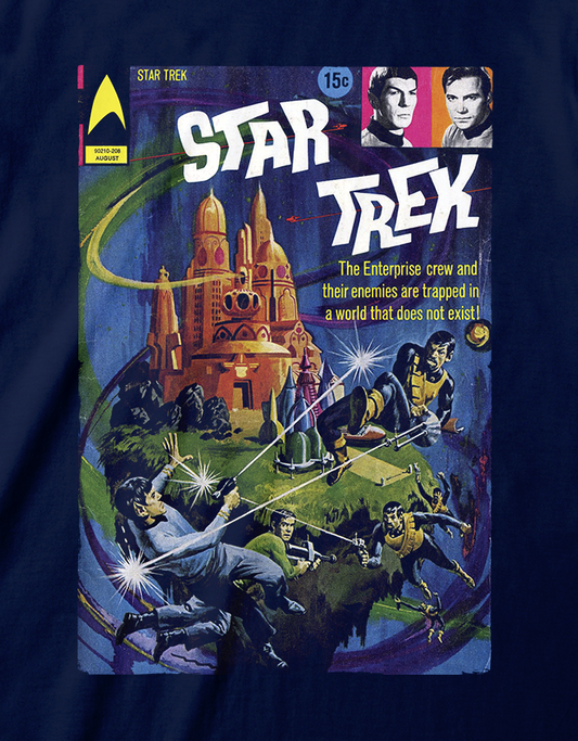 Star Trek - Non Existent World Navy T-Shirt