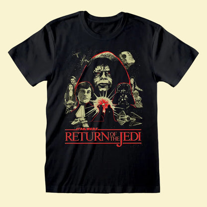 Star Wars - Montage Black T-Shirt